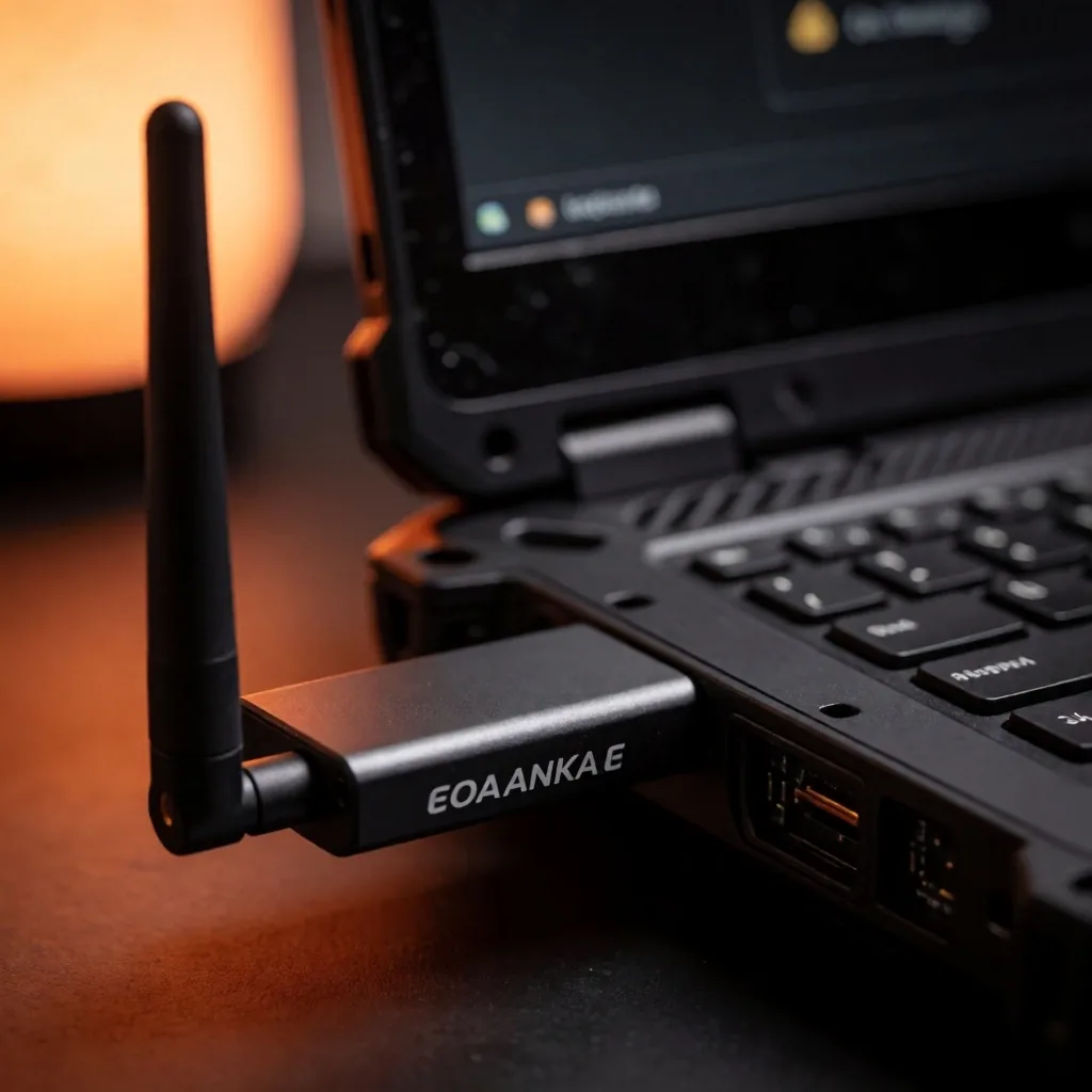 Adaptador Wi-Fi con modo monitor para pruebas de redes inalámbricas