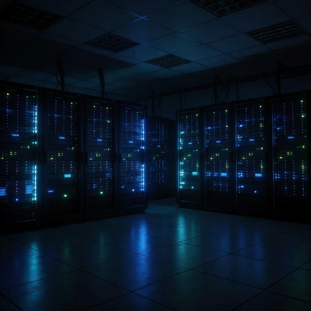 Sala de servidores del laboratorio virtualizado